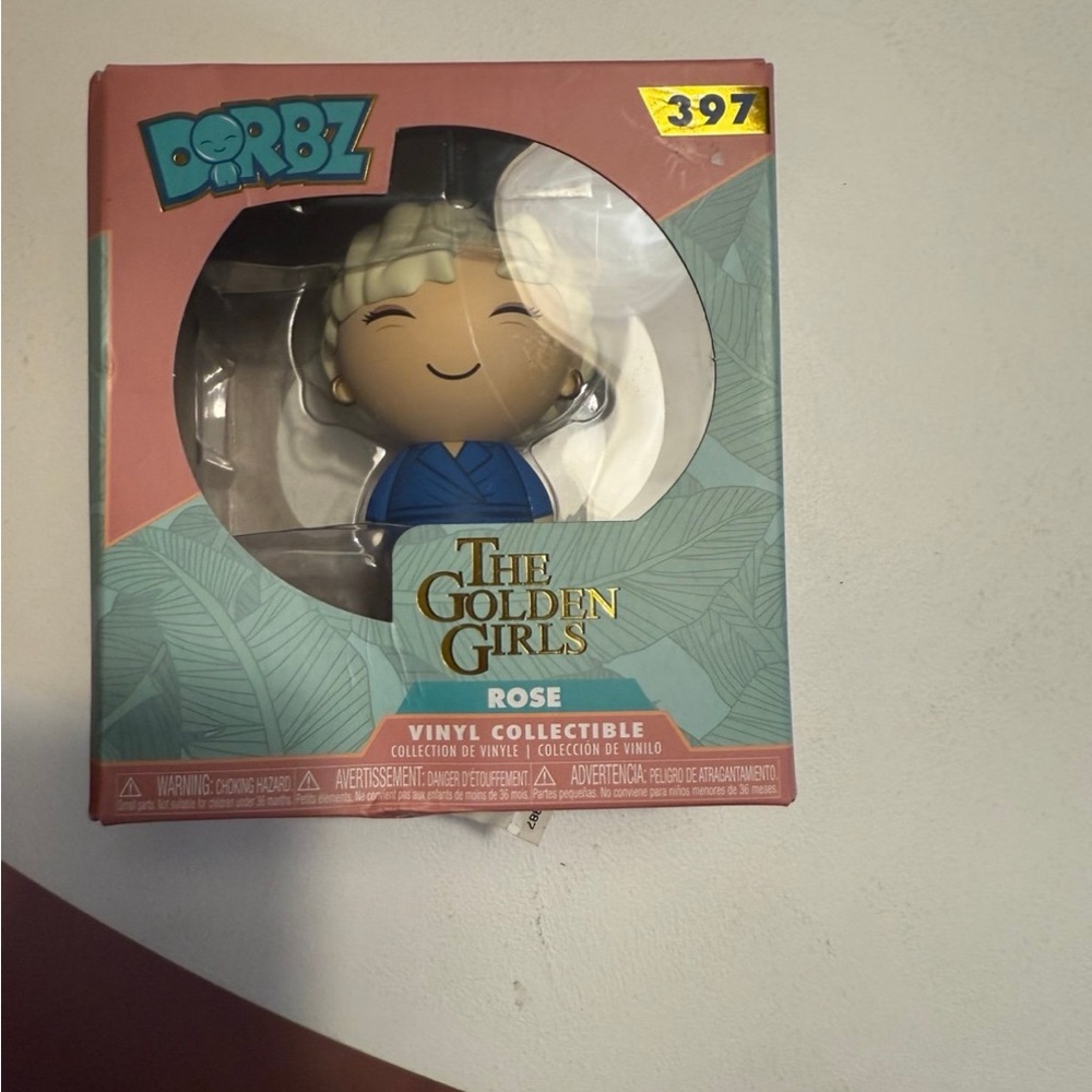 Funko Dorbz The Golden Girls Rose Vinyl Figure Blue Pink Teal